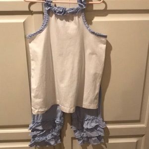Just blanks blue and white sz 6 outfit.